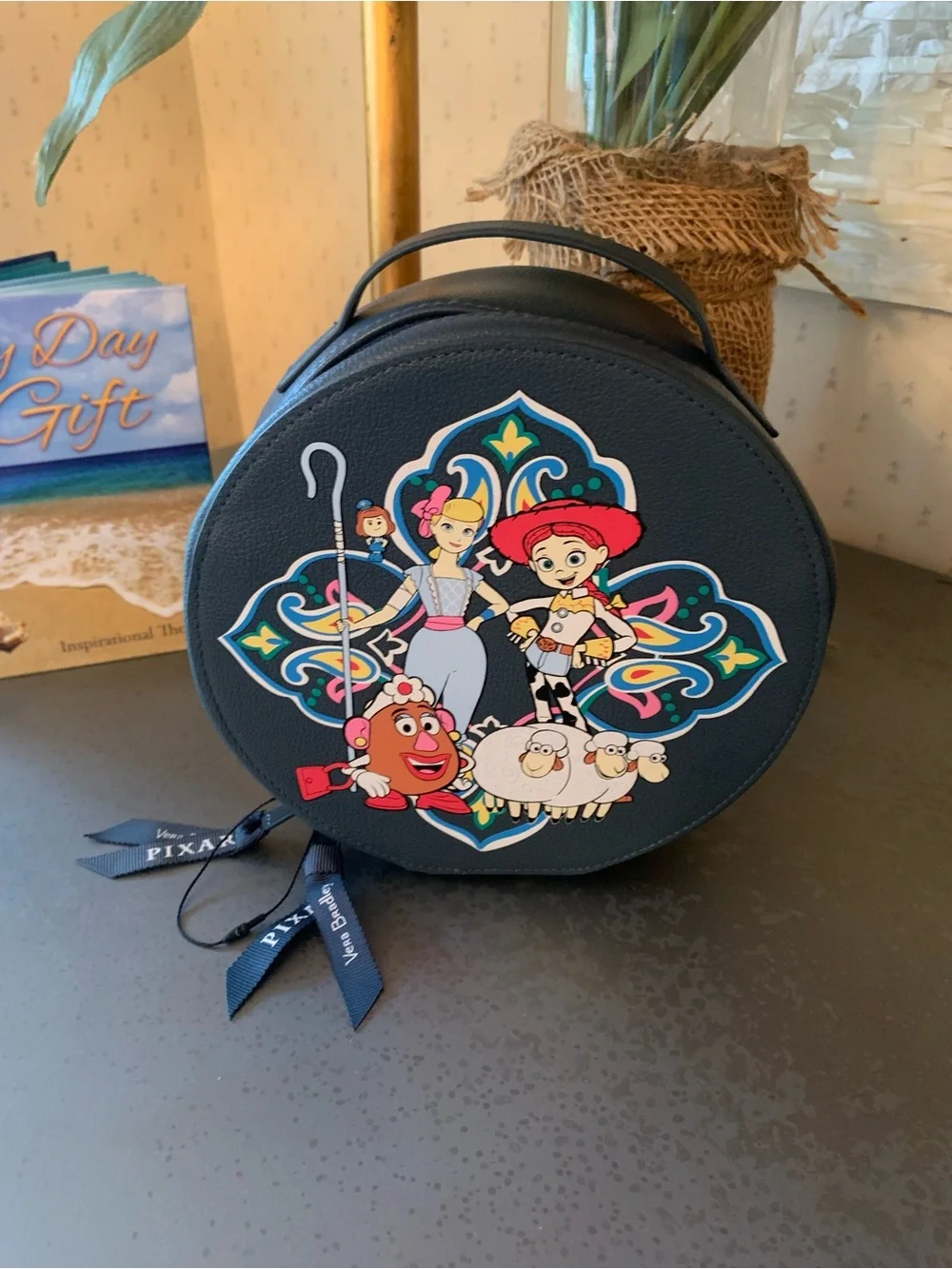 DISNEY PIXAR, Vera Bradley NEW WITH BLACK HANG TAG, Cosmetic Case.
